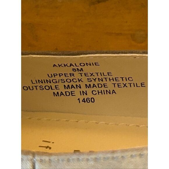 Anne Klein AK IFlex Size 8M Heels Slip-On Shoes Beige/Gray - Picture 8 of 8